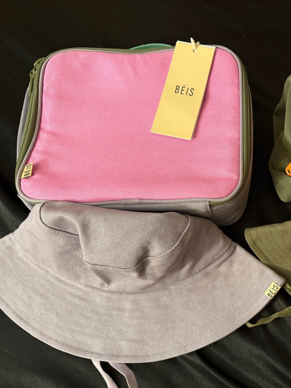 BEIS Lavender Kids Lunchbox & Kids Hat
